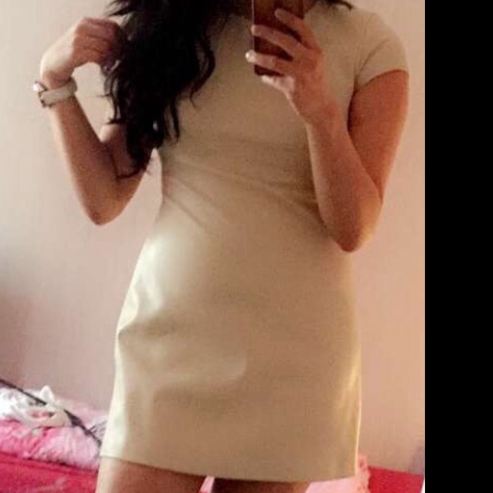 Leather dress
